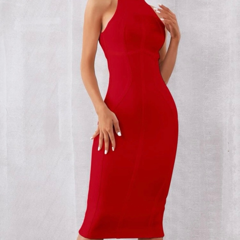 Red dress